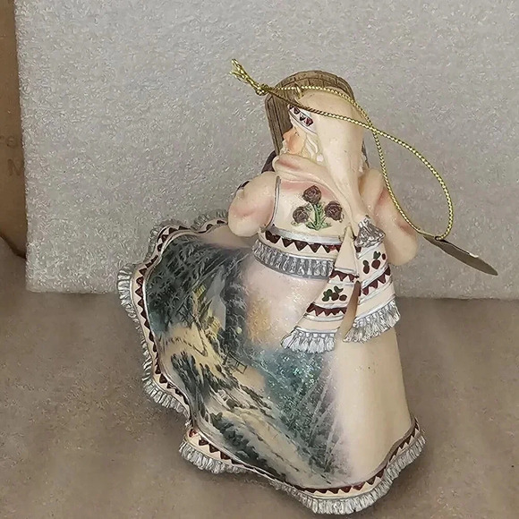 Thomas Kinkade Ashton Drake Christmas Ornament Winter Path Of Welcome Santa 2003 - Picture 3 of 9